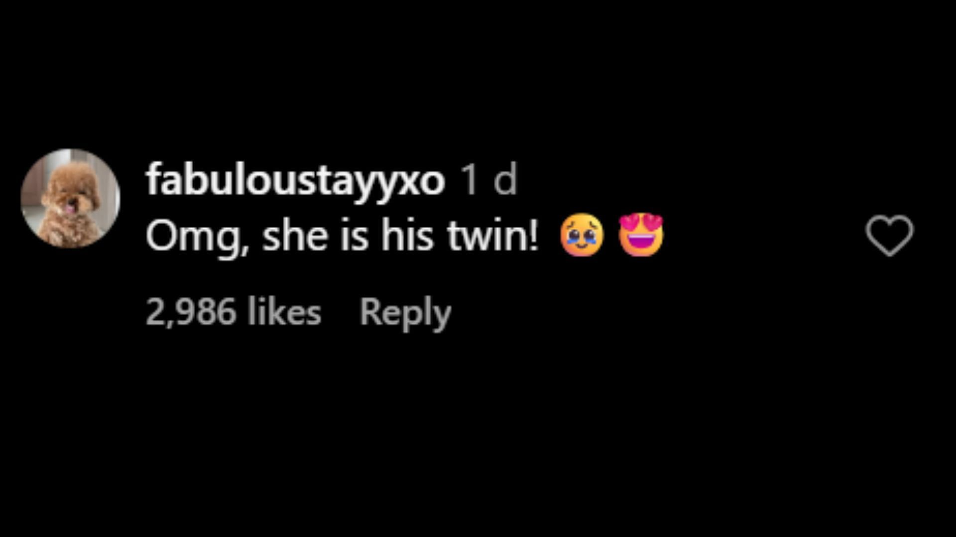 A netizen discusses the singer's Instagram post. (Image via Instagram/@usher)